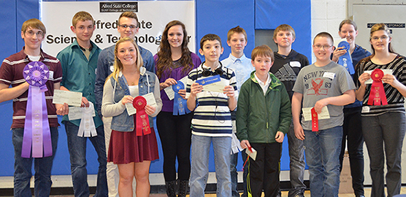 Winners of the 15th Annual Regional Science and Technology Fair