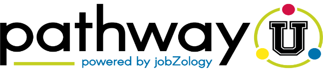 "pathway u, powered by jobZology logo"