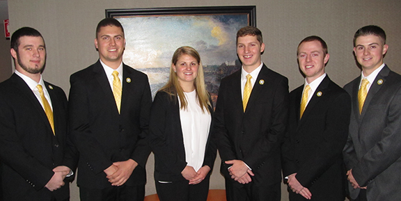 students on the 2014 heavy/civil construction team
