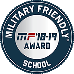 2018-2019 Military Friendly® School logo