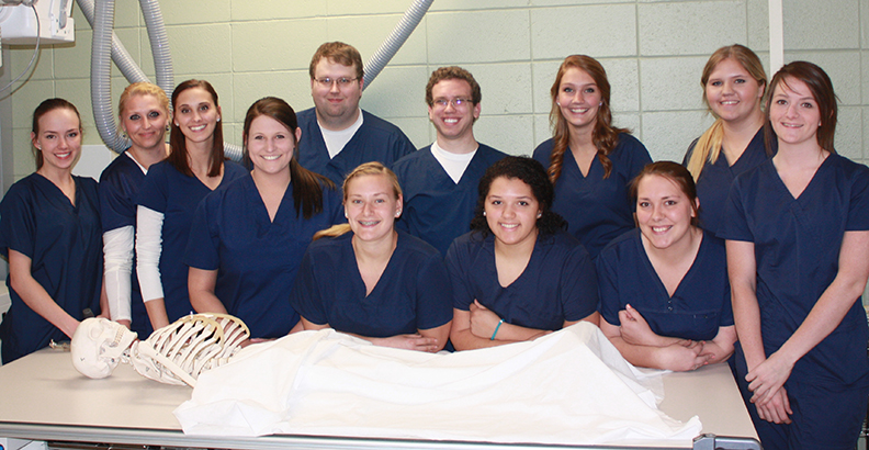 students in Alfred State’s radiologic technology program