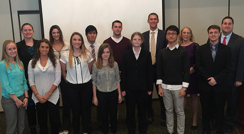 students at the Rochester Financial Planning Association’s event