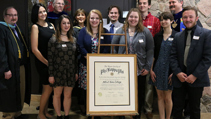 Phi Kappa Phi 2018 induction photo